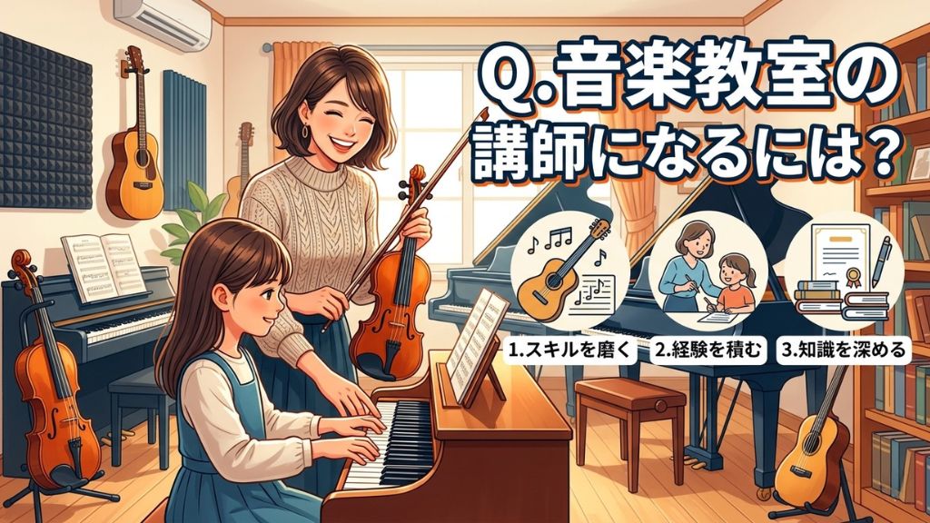 Q11.音楽教室の講師になるには？