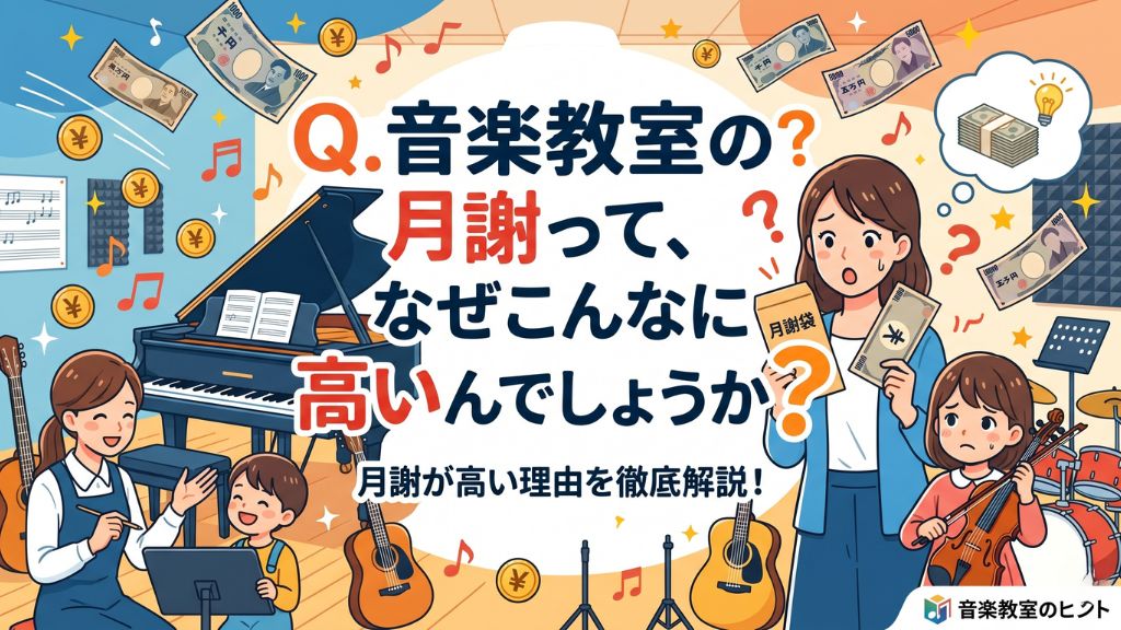 Q8. 音楽教室の月謝って、なぜこんなに高いんでしょうか？