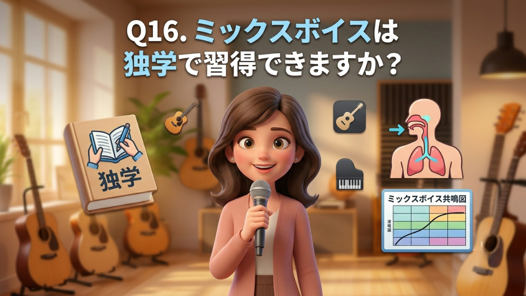 Q16.ミックスボイスは独学で習得できますか？
